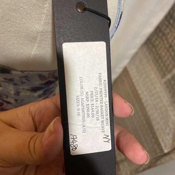 NWT Black Halo Landon Mini Dress - Picture 9 of 12